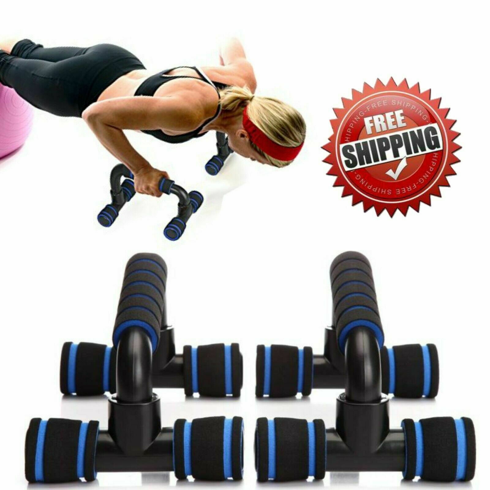 Body Sculptured Push Up Bars Press Handles Stands Exercise Grips Fitness Workout