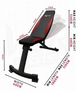 Alternative view of Weight Bench Flat Incline Decline Adjustable Bench Dumbbell Weight Lifting Bench