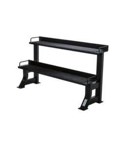 MS Kettlebell Rack - 2 Tier Black