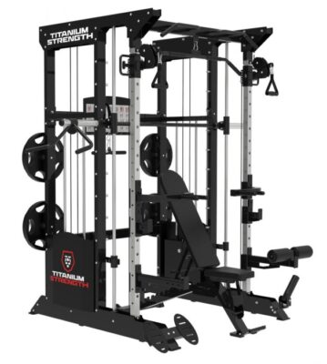 Titanium Strength Weight Machine and Power Rack Black Series B200 with ...