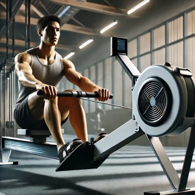 Ultimate Air Rowing Machine- Super Home Gym Rowing Machine Row erg Air Rower